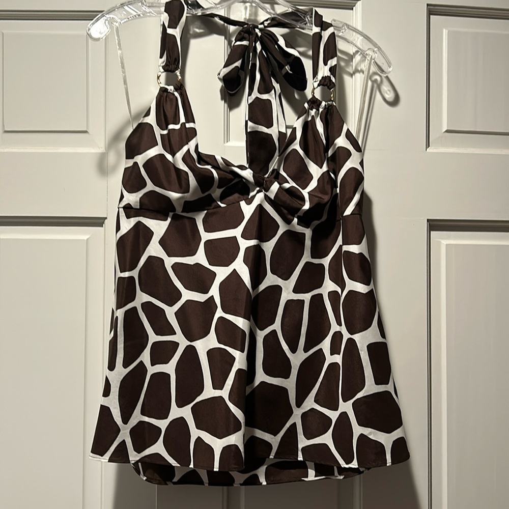 Banana Republic silk halter top